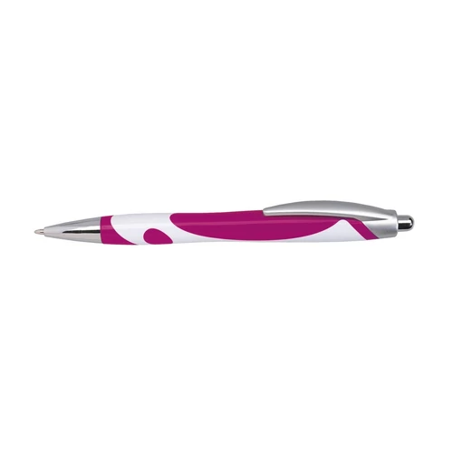 MODERN golyóstoll, fehér, magenta