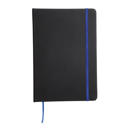 LECTOR jegyzettömb DIN A6-os méretben, fekete, kék