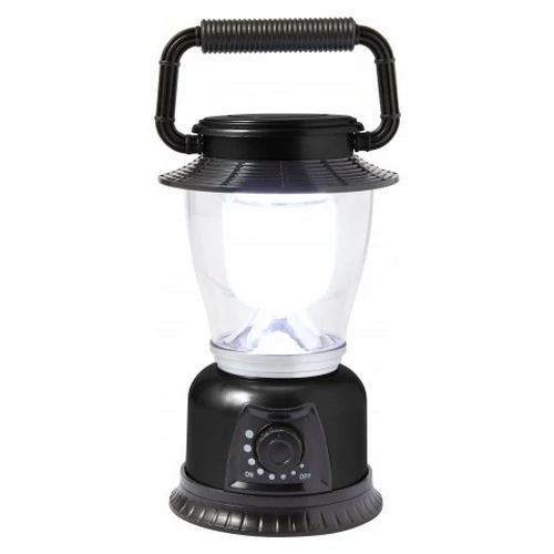 LED kempinglámpa, fekete