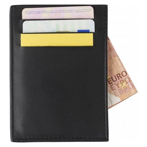 Bőr RFID kártyatartó 3 zsebbel