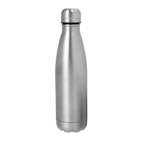 Duplafalú vizespalack, 500 ml, ezüst