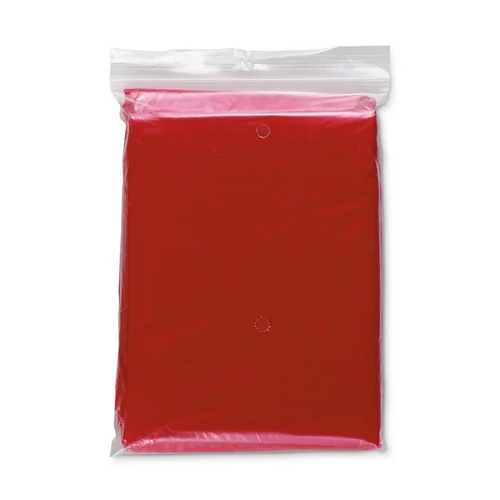 SPRINKLE Műanyag kapucnis esőkabát, piros