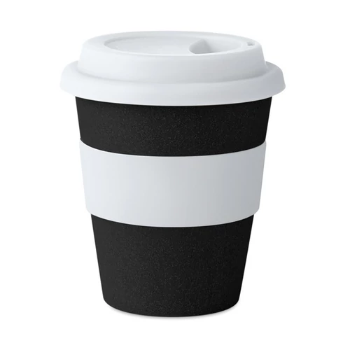 ASTORIA ESPRESSO Bambuszrost/PP ivópohár,120 ml , fekete
