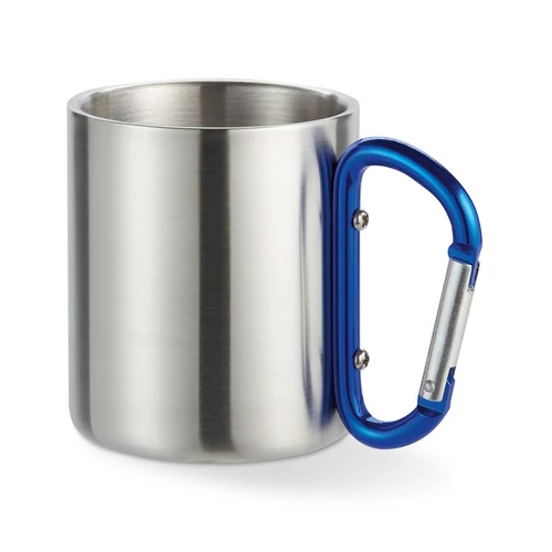 TRUMBO Duplafalú bögre/karabiner fül, kék