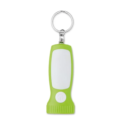 TORCHA Világító kulcstartó, lime