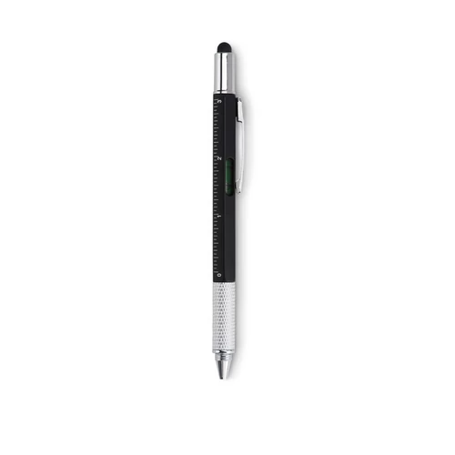TOOLPEN Toll vízmértékkel, fekete