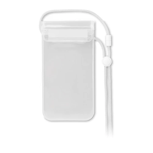 COLOURPOUCH Vízálló okostelefon tok, áttetsző fehér