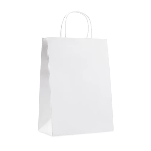 PAPER LARGE Papír ajándéktáska. Nagy, fehér