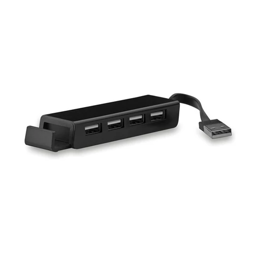 SMARTHOLD 4 portos USB hub, fekete