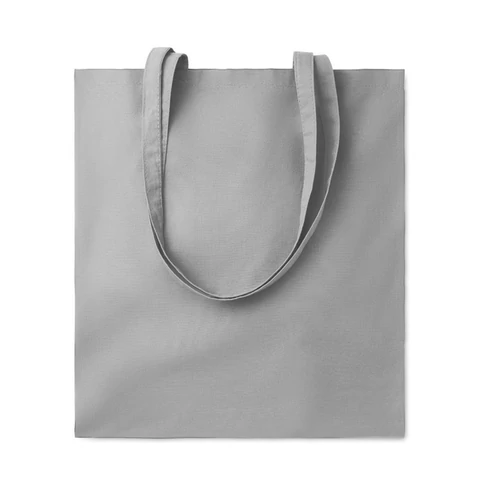 COTTONEL COLOUR + Pamut bevásárlótáska, 140 g., szürke