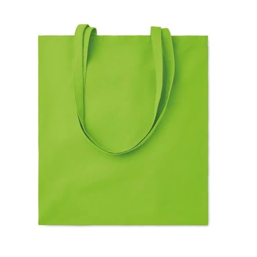 COTTONEL COLOUR + Pamut bevásárlótáska, 140 g., lime
