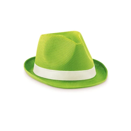 WOOGIE Színes szalmakalap, lime