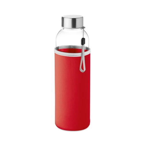 UTAH GLASS Üvegpalack, 500 ml, piros