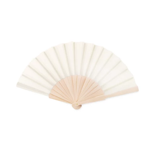 FANNY WOOD Kézi legyező, beige