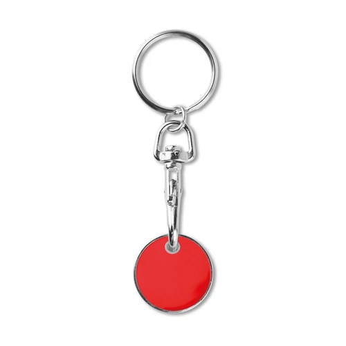 TOKENRING Érmés kulcstartó (EUR), piros