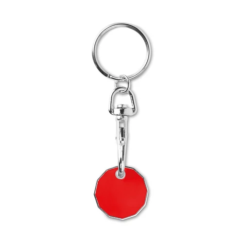 TOKENRING Érmés kulcstartó (GBP), piros