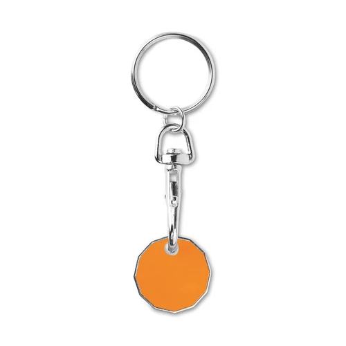 TOKENRING Érmés kulcstartó (GBP), narancssárga
