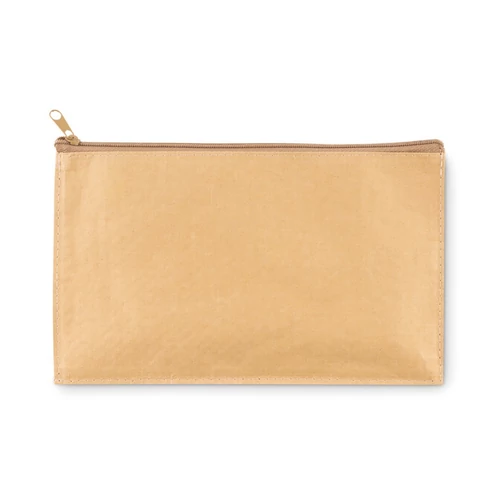 FLAT CASE Szövött papír tolltartó, beige