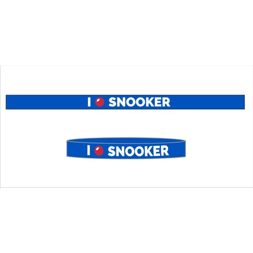Szilikon karkötő, kék – I LOVE SNOOKER